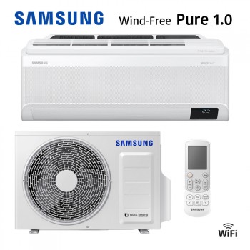 Samsung AR09CXKAAWKNEU / XEU Wind-Free Pure Oldalfali split klíma 2.5 kW