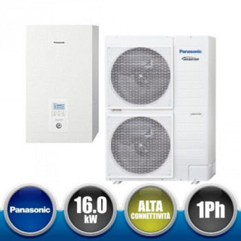 Panasonic KIT-WC16H6E5 Hűtő-Fűtő 1 fázisú hőszivattyú 16 KW