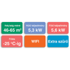 Gree GWH18ACDXF-K6DNA1A Comfort X oldalfali mono split klíma 5, 3 kW