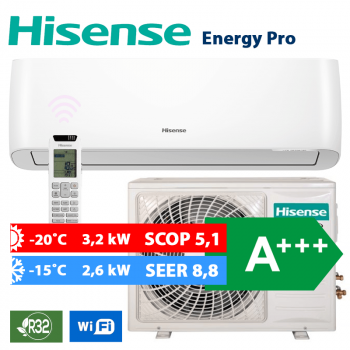 Hisense Energy Pro QE25XVOA split klíma csomag 2.6 kW